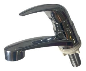 Llave Grifo Para Lavamano Baño Individual Cromada Tipo A Plateado Cromado