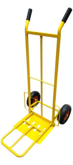 Carretilla Carrucha 2 Ruedas Macizas 10pLG Soporte De 180kg