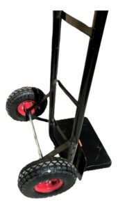 Carretilla Carrucha Ruedas Neumáticas 10pLG Soporte De 250kg - Imagen 3