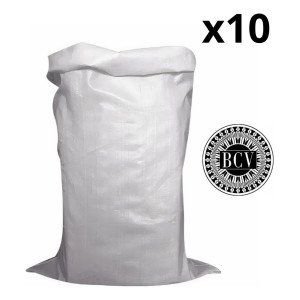 Bolsas Sacos De Escombro Tejido Laminado 55x85cm Pack 10und