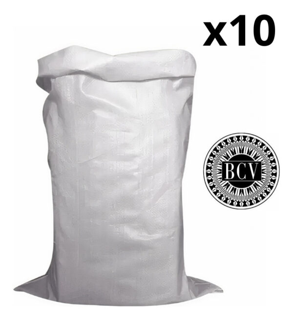 Bolsas Sacos De Escombro Tejido Laminado 55x85cm Pack 10und - Imagen 1
