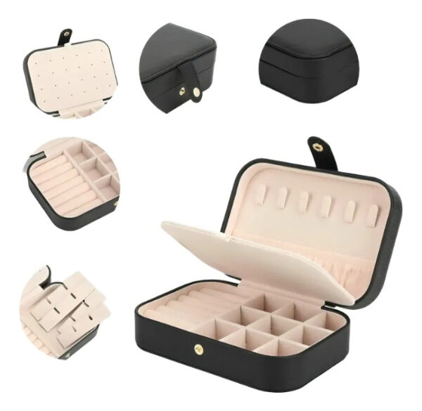 Joyero Portátil Prendas Joyas Mediano Organizador Bisutería - Imagen 3