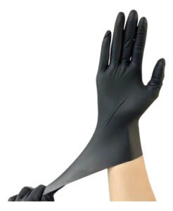 Guantes Nitrilo Negro Caja 100 Unidades Talla S M L - Imagen 9