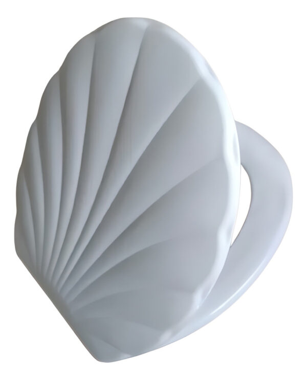 Asiento Tapa Para Poceta Sanitario Concha Marina 36cm X 44cm - Imagen 2