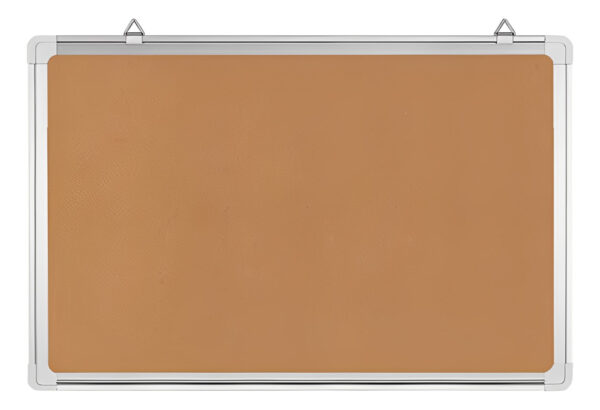 Pizarra Tablero De Corcho 90 X 60 Cm De Marco Metálico - Imagen 1