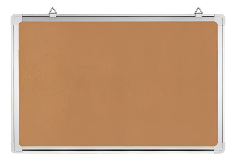 884351-MLV77975777622_082024 Pizarra Tablero De Corcho 90 X 60 Cm De Marco Metálico - Imagen 1