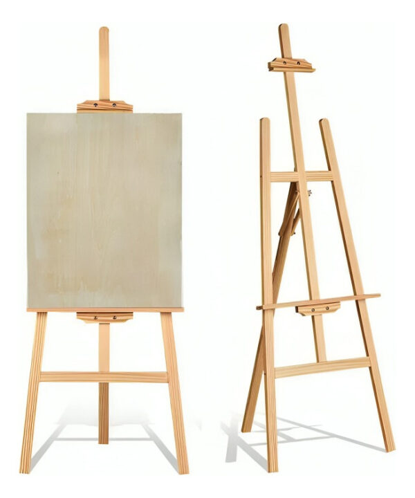 Caballete Atril Para Lienzos Pizarras Arte 150 X 45 Cm - Imagen 3