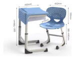 Pupitre Set Mesa Y Silla Para Niños Aula Muebles Escolares - Imagen 3