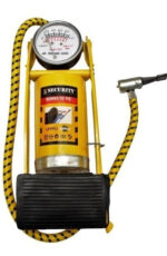 Bomba De Aire De Pie Con Manómetro Para Carro Moto Bici