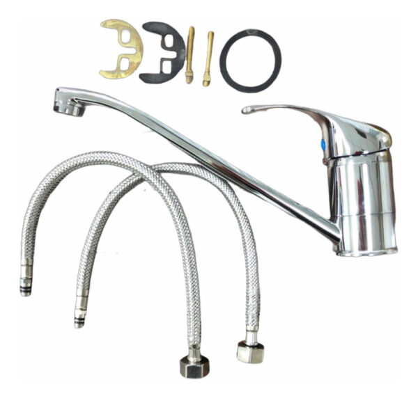 Grifo Monomando Para Fregadero Cuello Largo Griven | Zio - Imagen 2