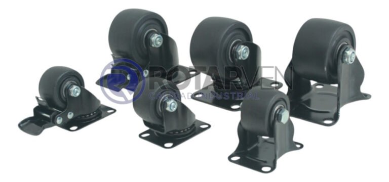 Rueda Fija 3pLG Industrial Mueble Base Acero 250kg - Imagen 3