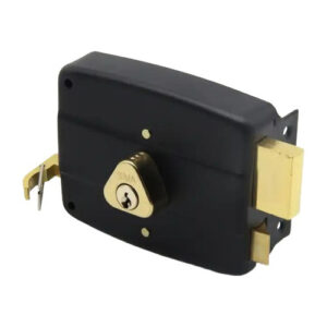 Cerradura Sobreponer Metálica 3 Llaves Cilindro Fijo Derecha