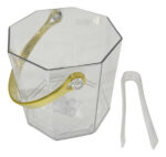 Hielera Plástica Con Pinza Asa Evento Lujo Hielo