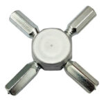 Manilla Universal De Cruz Para Griferia Lavamano Fregadero