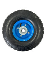 Rueda Para Carretilla Carrucha Neumática Con Rolinera 10pLG - Imagen 2