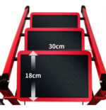 Escalera Plegable De 6 Peldaños Cómoda Hogar Y Almacén - Imagen 3