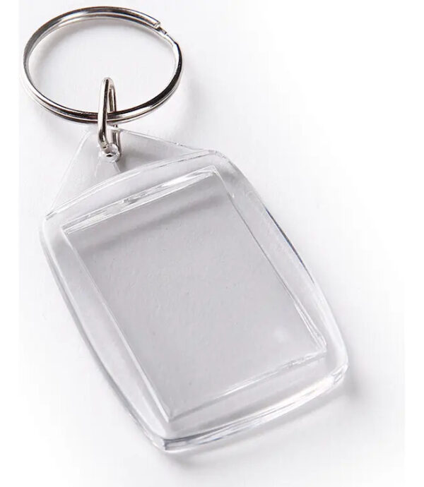 Llaveros Acrílicos Porta Fotos Rectangular Publicidad X 24u - Imagen 6