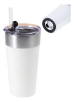 Vaso Térmico Cooler Cervecero Con Destapador Y Pitillo 20oz