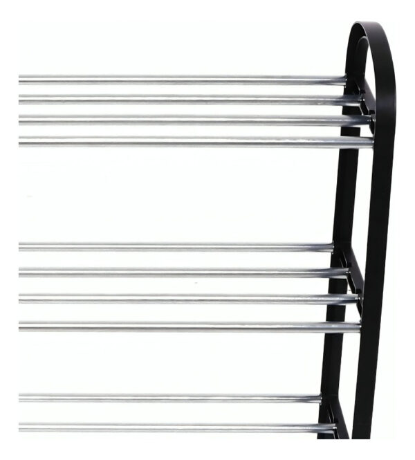 Zapatera Organizador 4 Niveles Metálica Armable 12 Pares - Imagen 3