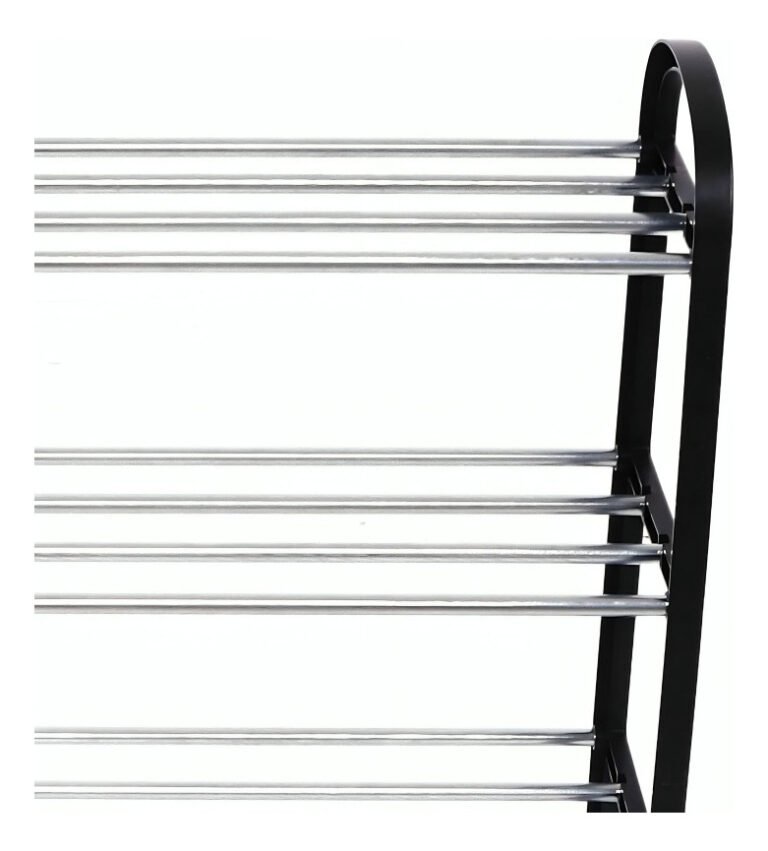 Zapatera Organizador 4 Niveles Metálica Armable 12 Pares - Imagen 3