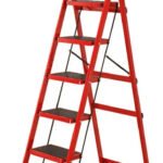 Escalera Plegable De 6 Peldaños Cómoda Hogar Y Almacén