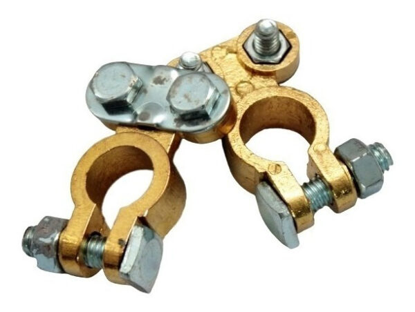 Borne O Terminal De Bateria De Cobre Para Carro 2 Unidades - Imagen 1