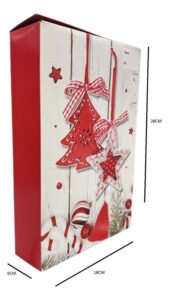 Caja Navidad Regalo Cartón Dedicatoria X3 Unidades - Imagen 6