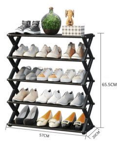 Zapatera Organizador Plegable 15 Pares Armable 5 Niveles
