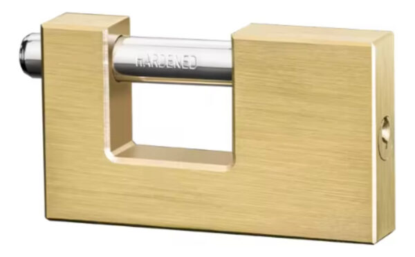 Candado Anticizalla Latonado De 90mm 3 Llaves - Imagen 1