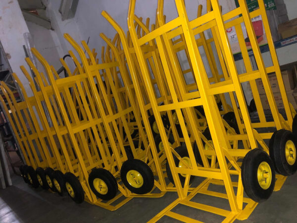 Carretilla Carrucha 2 Ruedas Macizas 10pLG Soporte De 180kg - Imagen 10