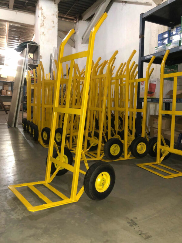 Carretilla Carrucha 2 Ruedas Macizas 10pLG Soporte De 180kg - Imagen 11