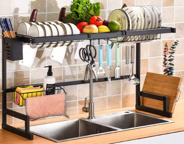 Escurridor Platos Inoxidable Cocina Gabinete 52x85x33cm - Imagen 3