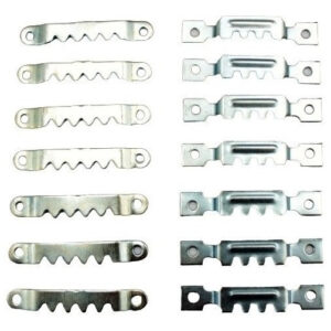 Gancho Tipo Sierra De Acero Pequeño Para Cuadro X 4 Unidades