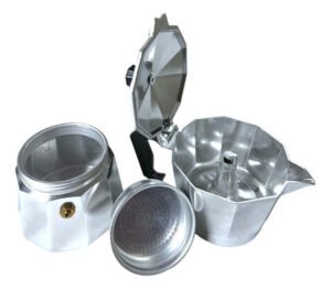 Cafetera Tipo Greca Acero Inoxidable Expreso 6 Tazas Café - Imagen 3