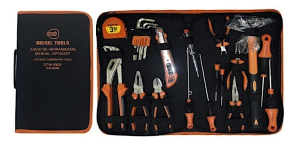 Juego Kit De Herramientas Manuales Set 25 Piezas - Imagen 2