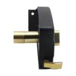 Cerradura Sobreponer Metálica 3 Llaves Cilindro Fijo - Imagen 3