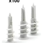 Anclaje Ramplug Plástico Drywall Número 6 X 100und