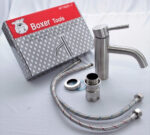 Griferia Grifo Llave Para Lavamano Monomando Acero - Imagen 2