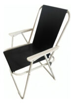 Silla Playera Grande Plegable Metálica Playa Camping - Imagen 2