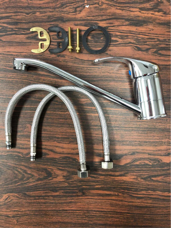 Grifo Monomando Para Fregadero Cuello Largo Griven | Zio - Imagen 3