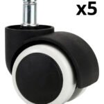 Rueda Silla Oficina Ejecutiva Repuesto Durabilidad X 5 Und