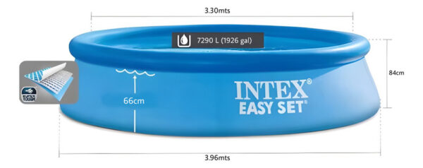 Piscina Inflable Redonda Familiar Y Para Niños (4mts) - Imagen 2