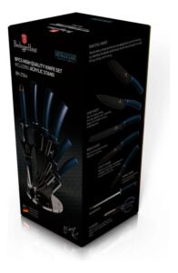 Set Cuchillos Cocina 8 Piezas Base Elegante Acero Inoxidable - Imagen 4