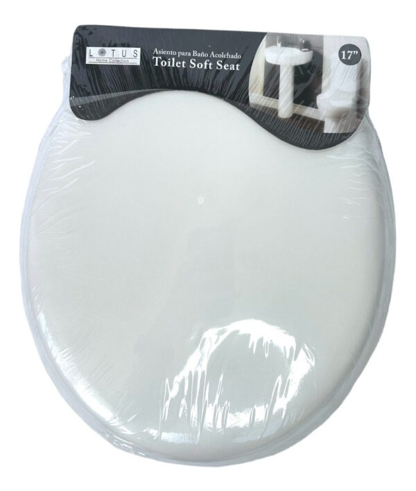 Tapa Asiento Suave Cómodo De Poceta De Baño Wc 17pLG - Imagen 3