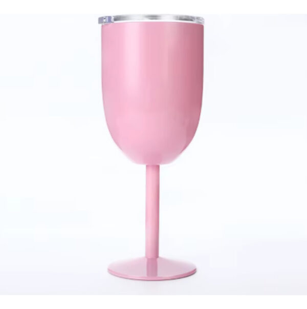 Copa De Acero Inoxidable Térmica Tapa Antiderrame Vino 12oz - Imagen 10