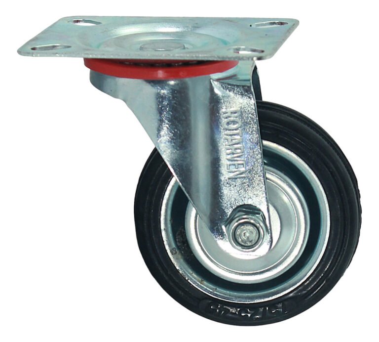 Rueda Continental Industrial Giratoria 3 Pulgadas Con Base - Imagen 1