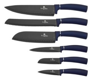 Set Cuchillos Cocina 8 Piezas Base Elegante Acero Inoxidable - Imagen 2