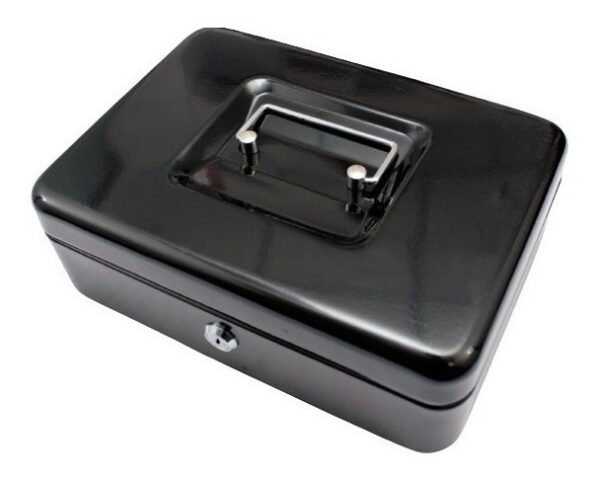 Caja Chica Metálica Seguridad Para Tu Dinero 25 X 18 X 9 Cm - Imagen 1