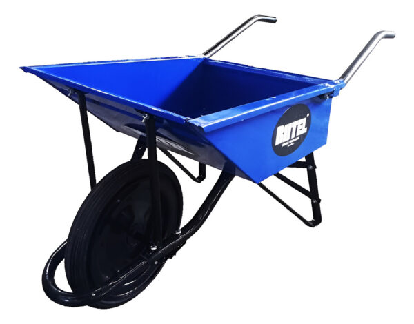 Carretilla Albañil Construcción Escombro Rueda Maciza 110lts - Imagen 1