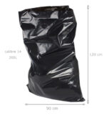 Bolsa De Basura Negra Plástica 200 L 120cmx90cm Pack 100und - Imagen 3